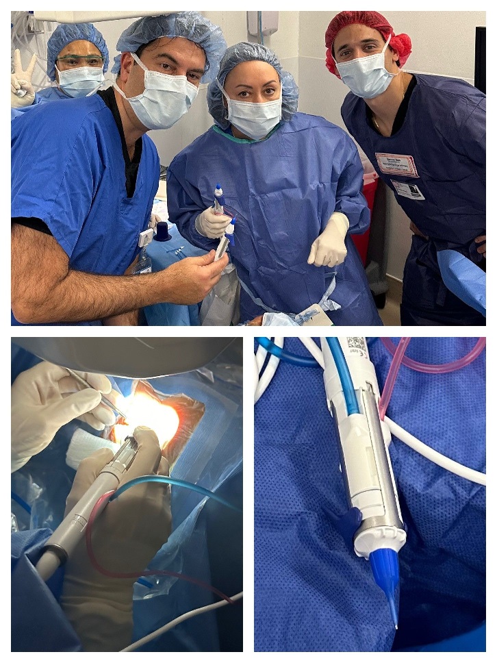 surgical team and equipment