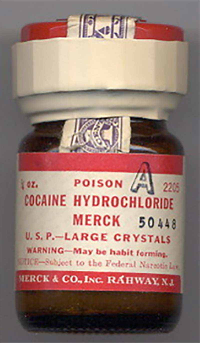 Bottle of Cocaine Hydrochloride