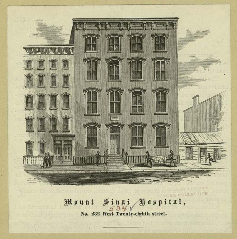 Illustration of Mount Sinai building